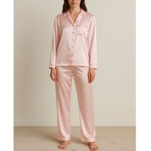 VICTORIA’S SECRET Vintage Light Baby Blush Pink Satin Pajama Pants Set